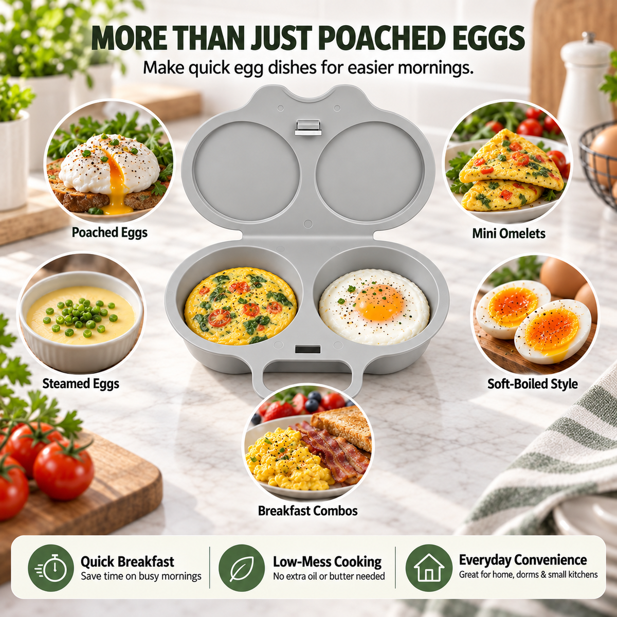 2-Cup Microwave Egg Cooker