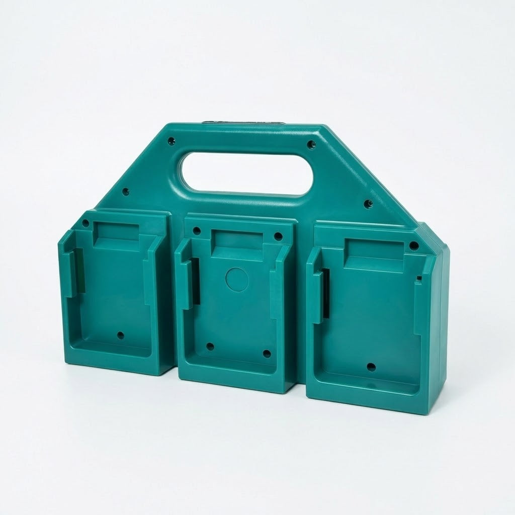 Cordless Tool Battery Storage Rack – 4/6-Slot Organizer, Compatible with DeWalt, Makita & Milwaukee