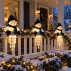 🔥 Today 52% OFF - WinterGlow Snowman Icicle Light Decor